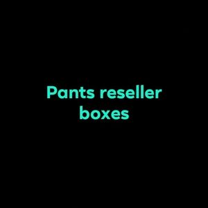4 item Pants reseller boxes